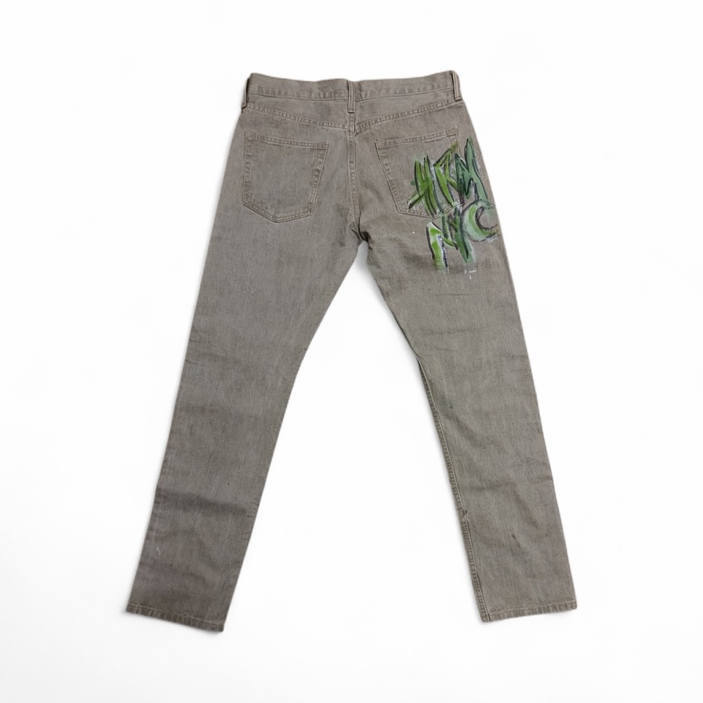 Men's Straight Jeans in Gray